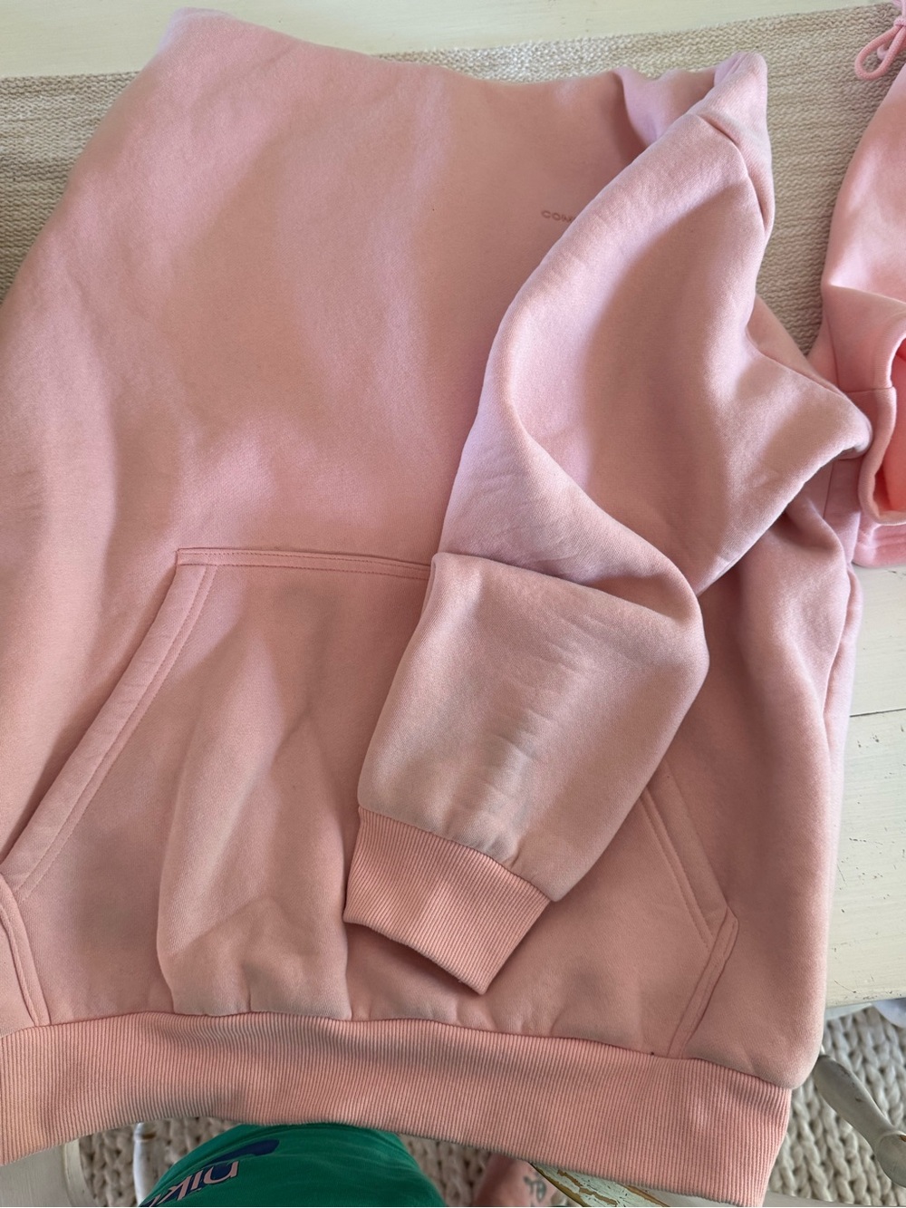 Comfrt Collection Pastel Edit Pink Sweatshirt & Shorts Set - Picture 3 of 4